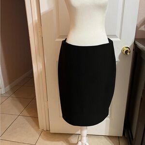 (Z) Maze collection black knee length skirt
